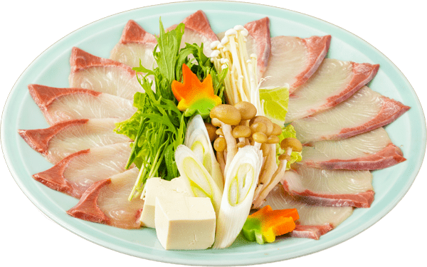 あたたハマチtoレモンのしゃぶしゃぶセット